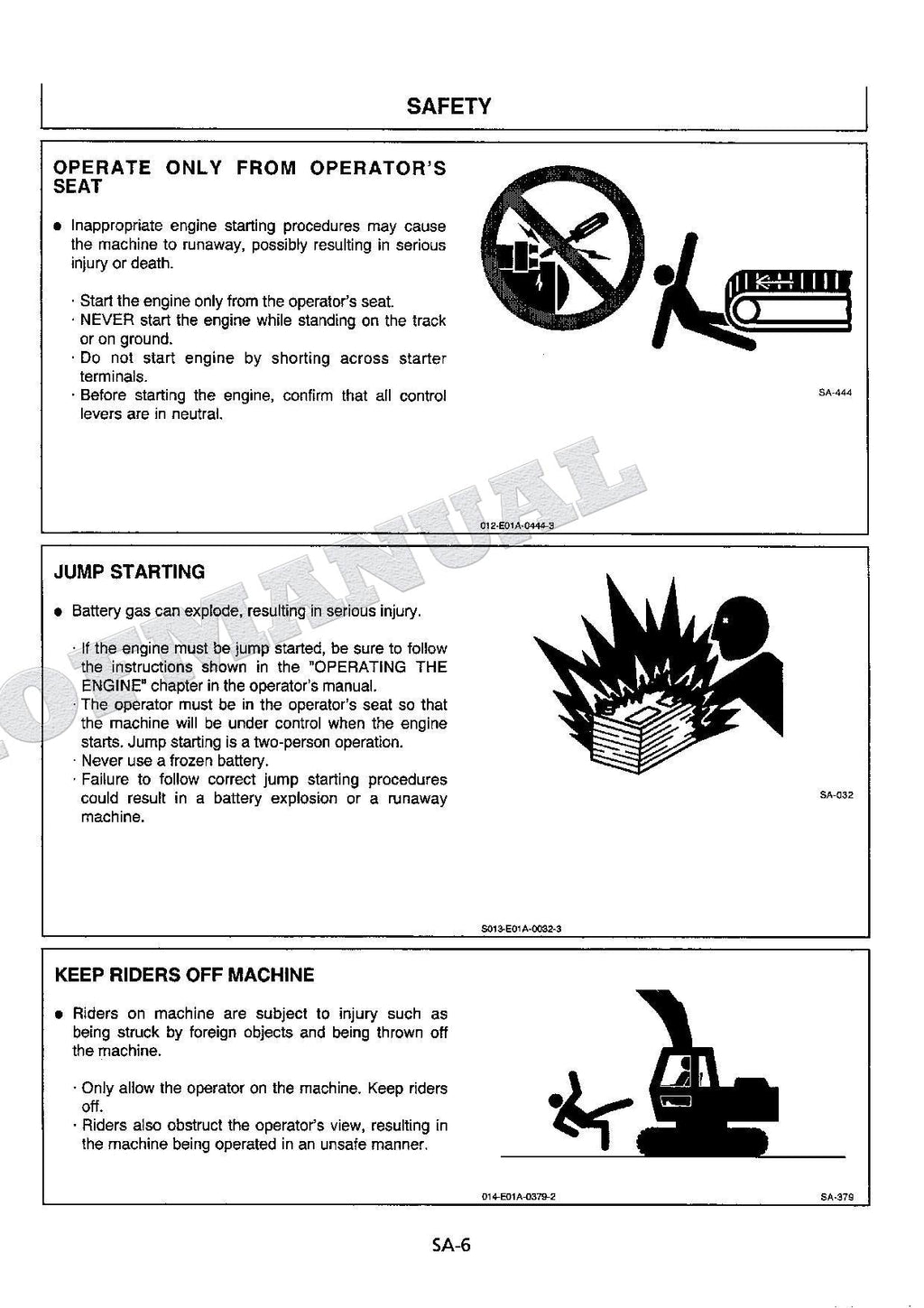 HITACHI EX200-5 Excavator Service manual Troubleshooting with Big Schematics