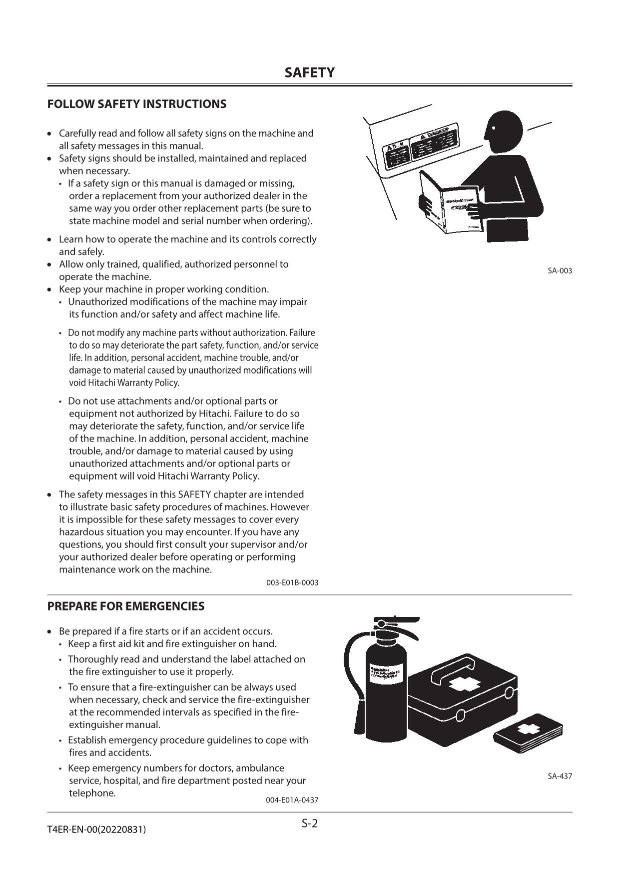 Hitachi ZW50 Wheel Loader Technical Manual