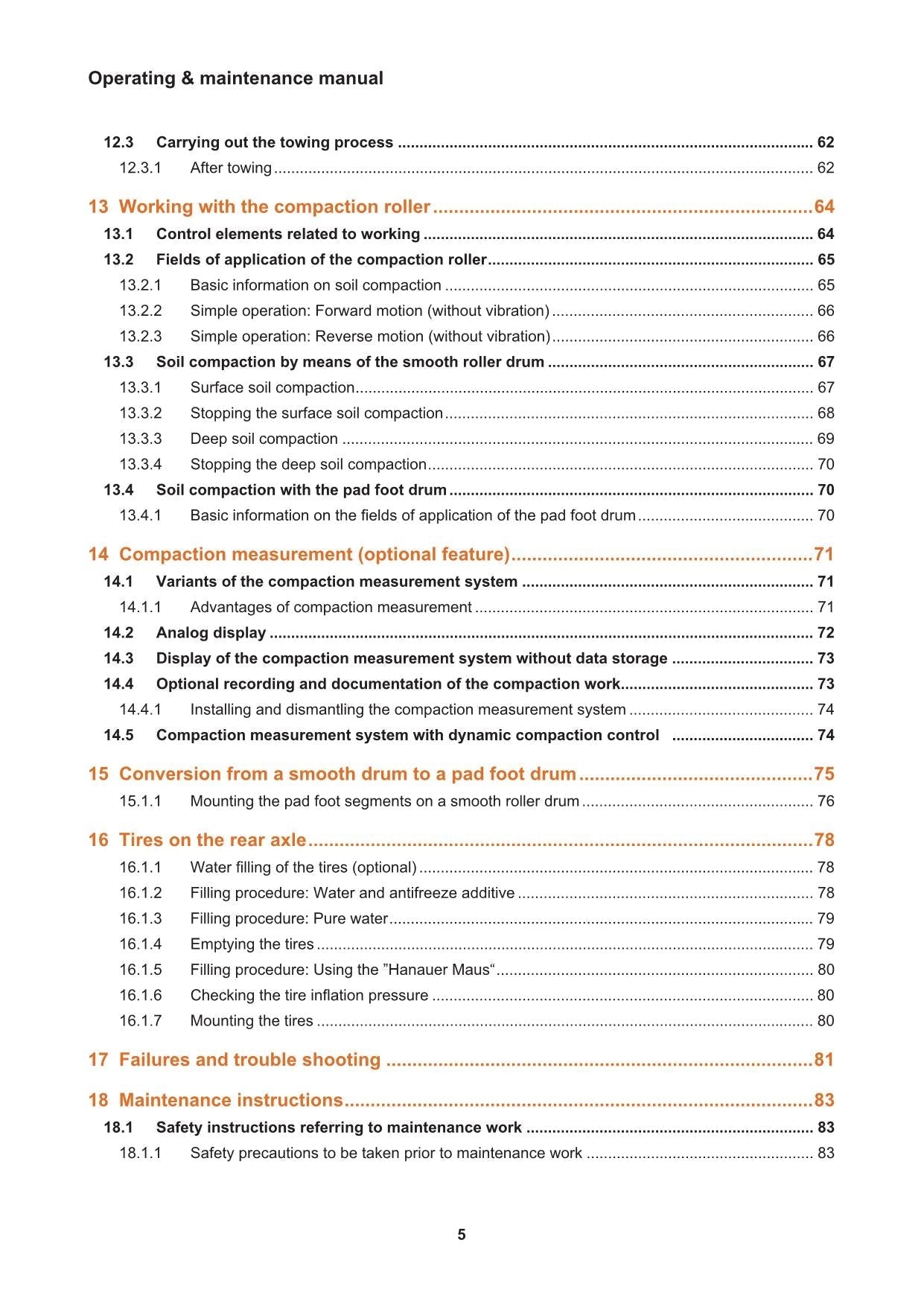 Hyundai HR110 120 140C-9 TIER4F ROAD ROLLER Operators Maintenance Manual