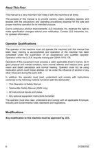 Manual del operador de mantenimiento y operación del manipulador telescópico JLG G10-43A G9-43A
