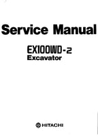 HITACHI EX100WD Excavator Service Manual