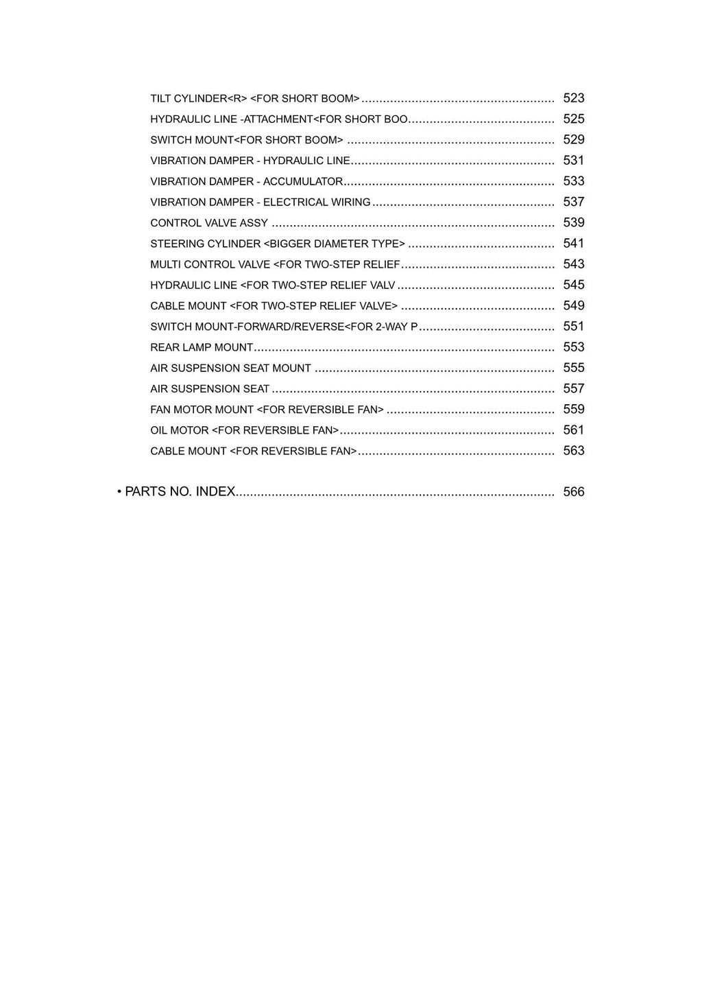 Hitachi ZW370 Wheel Loader Parts Catalog Manual SN 9251-up