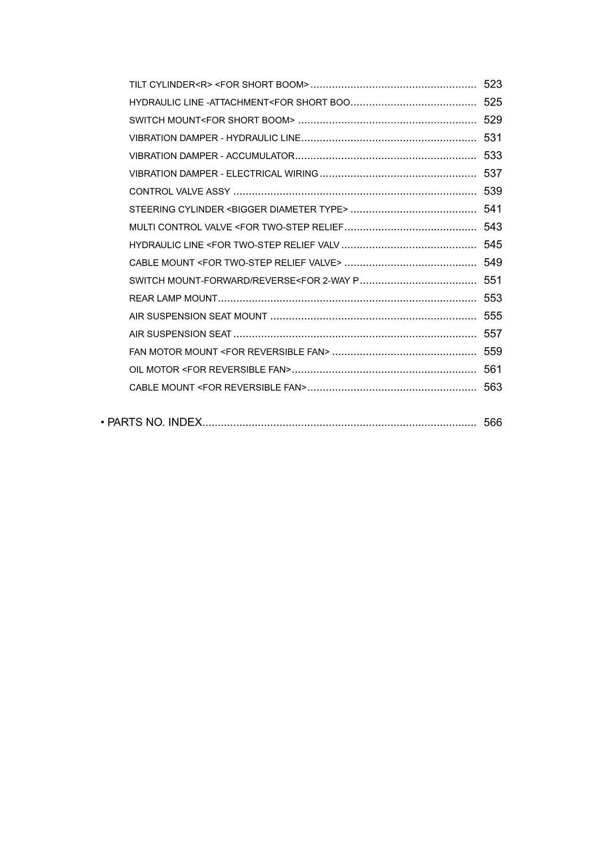 Hitachi ZW370 Wheel Loader Parts Catalog Manual SN 9251-up