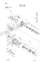 HITACHI ZAXIS ZX60USB-3 Equipment Component Excavator Parts Catalog Manual