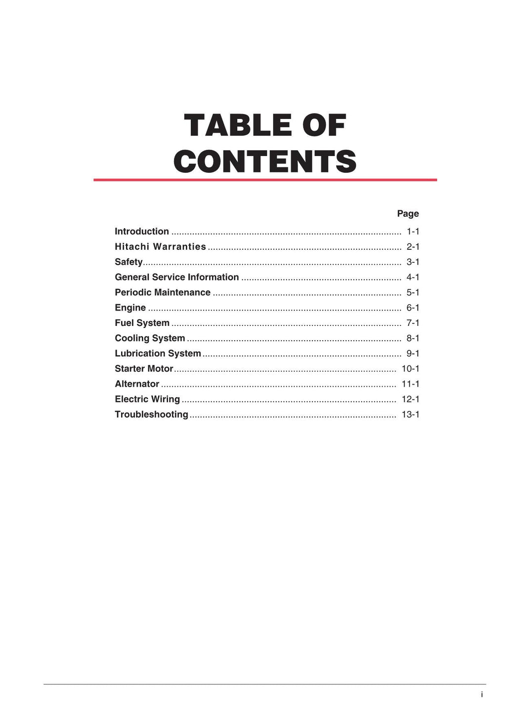 Hitachi YANMAR 3TNM74F 3TNV74F 3TNV80F Engine Service manual