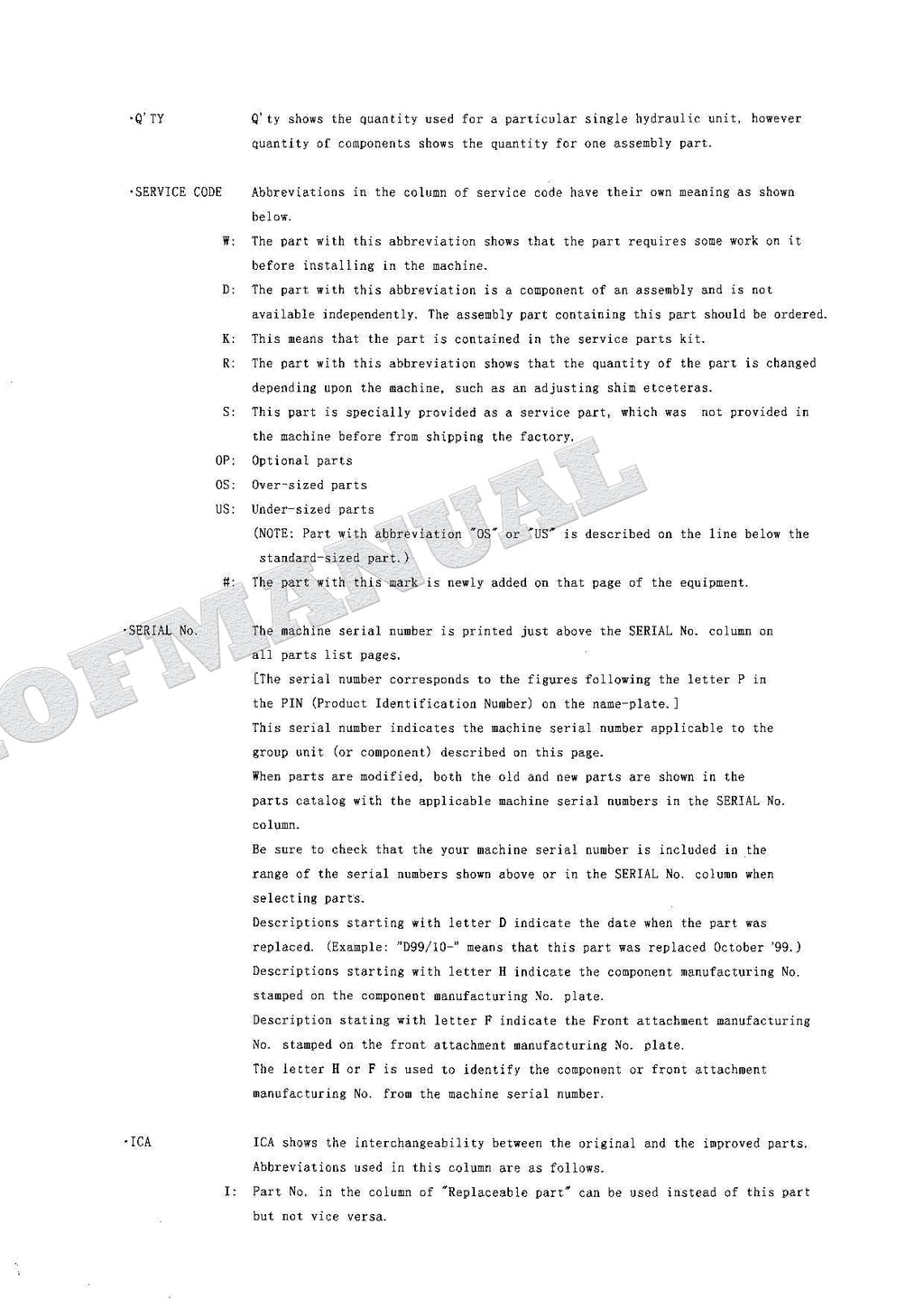 HITACHI EX75UR-5 EX75US-5 Equipment Component Excavator Parts Catalog Manual