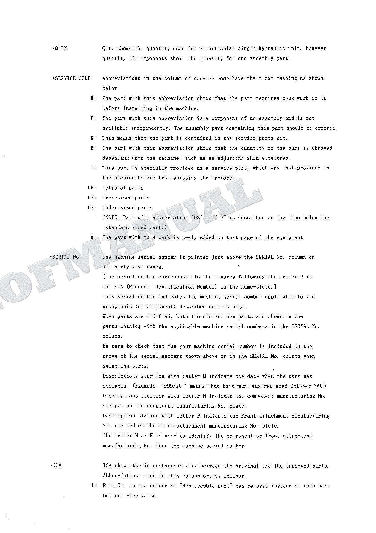 HITACHI EX75UR-5 EX75US-5 Equipment Component Excavator Parts Catalog Manual