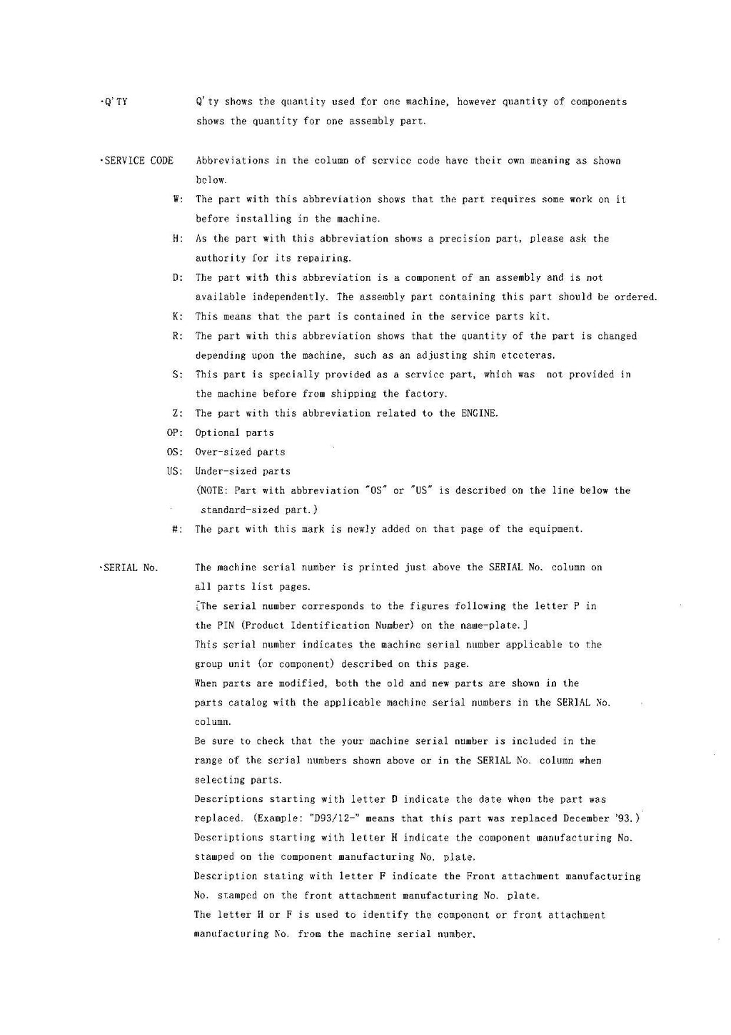 Hitachi LX80-2 Wheel Loader Parts Catalog Manual SN 002003-up