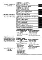 HITACHI EX75UR-3 Excavator Operational Principle Technical Manual