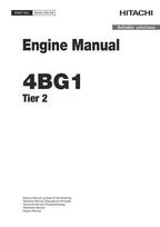 HITACHI 4BG1 ENGINE SERVICE MANUAL