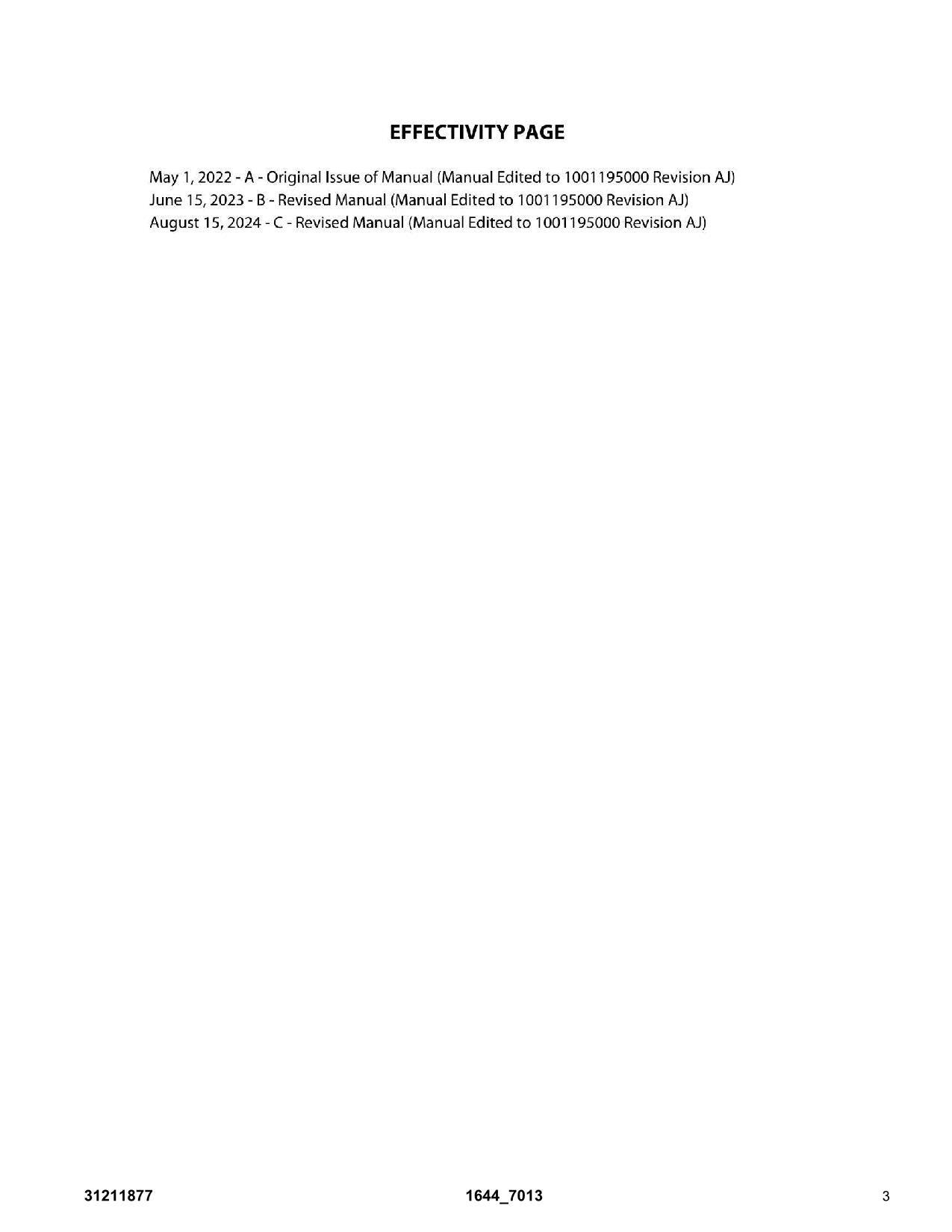 Manual del catálogo de piezas del manipulador telescópico JLG 1644 7013H 31211877