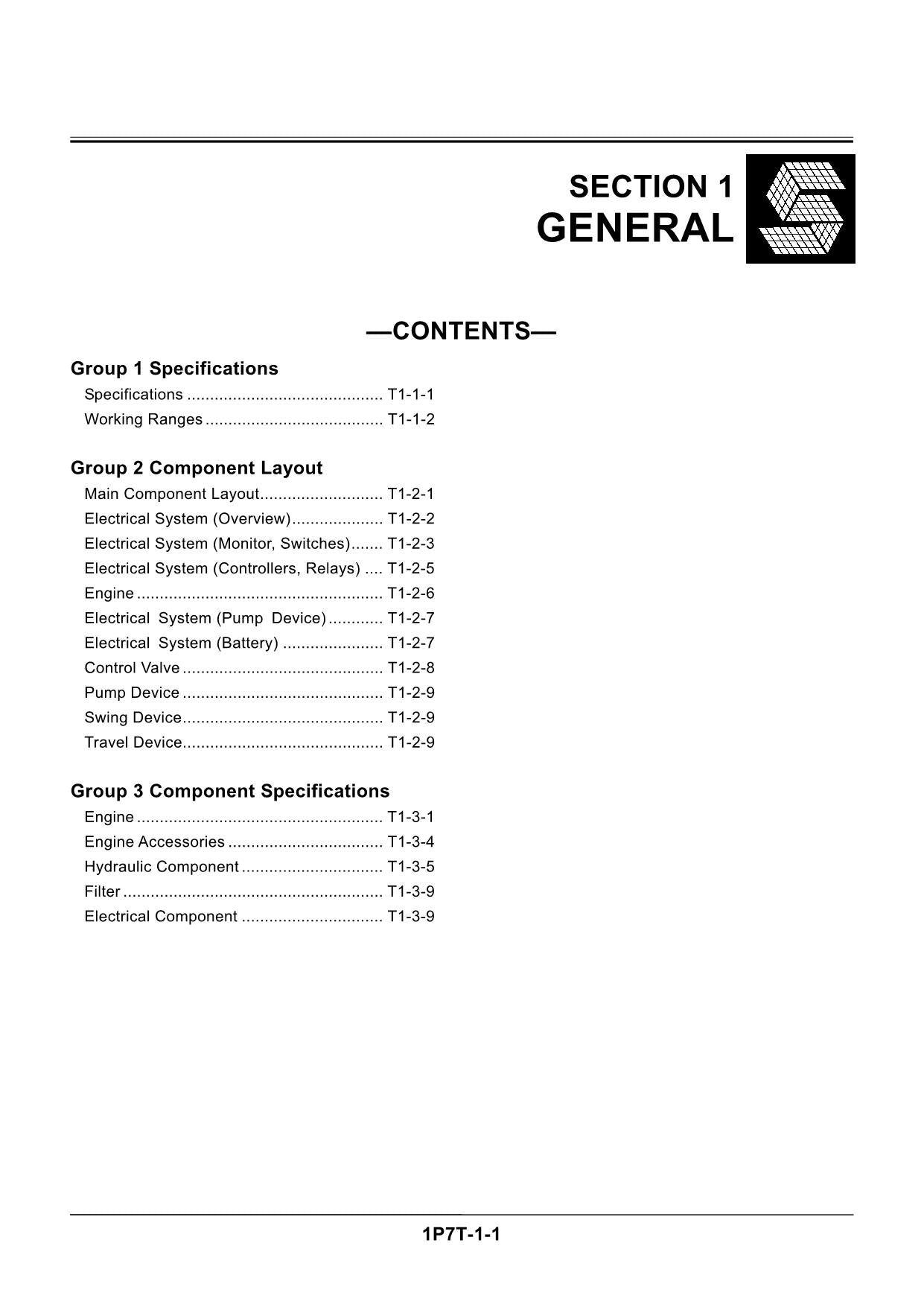 HITACHI ZAXIS ZX85USBLC-3 Excavator Operational Principle Technical Manual