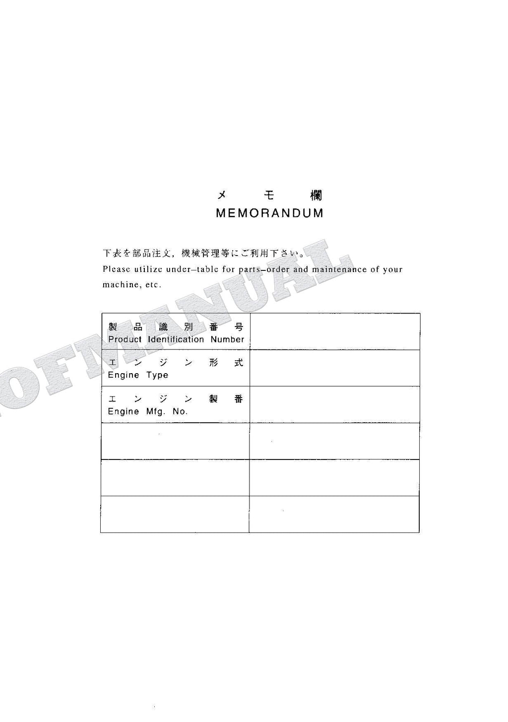 HITACHI ZAXIS ZX75US Excavator Parts Catalog Manual SN 030001-