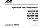 TOUCAN 10E 20E 26E 8E Vertical Lift Maintenance Operators Manual 31210312