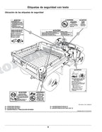 John Deere TX Turf Gator Kawasaki FJ400 Gas Engine cocodrilo Manual del Operador