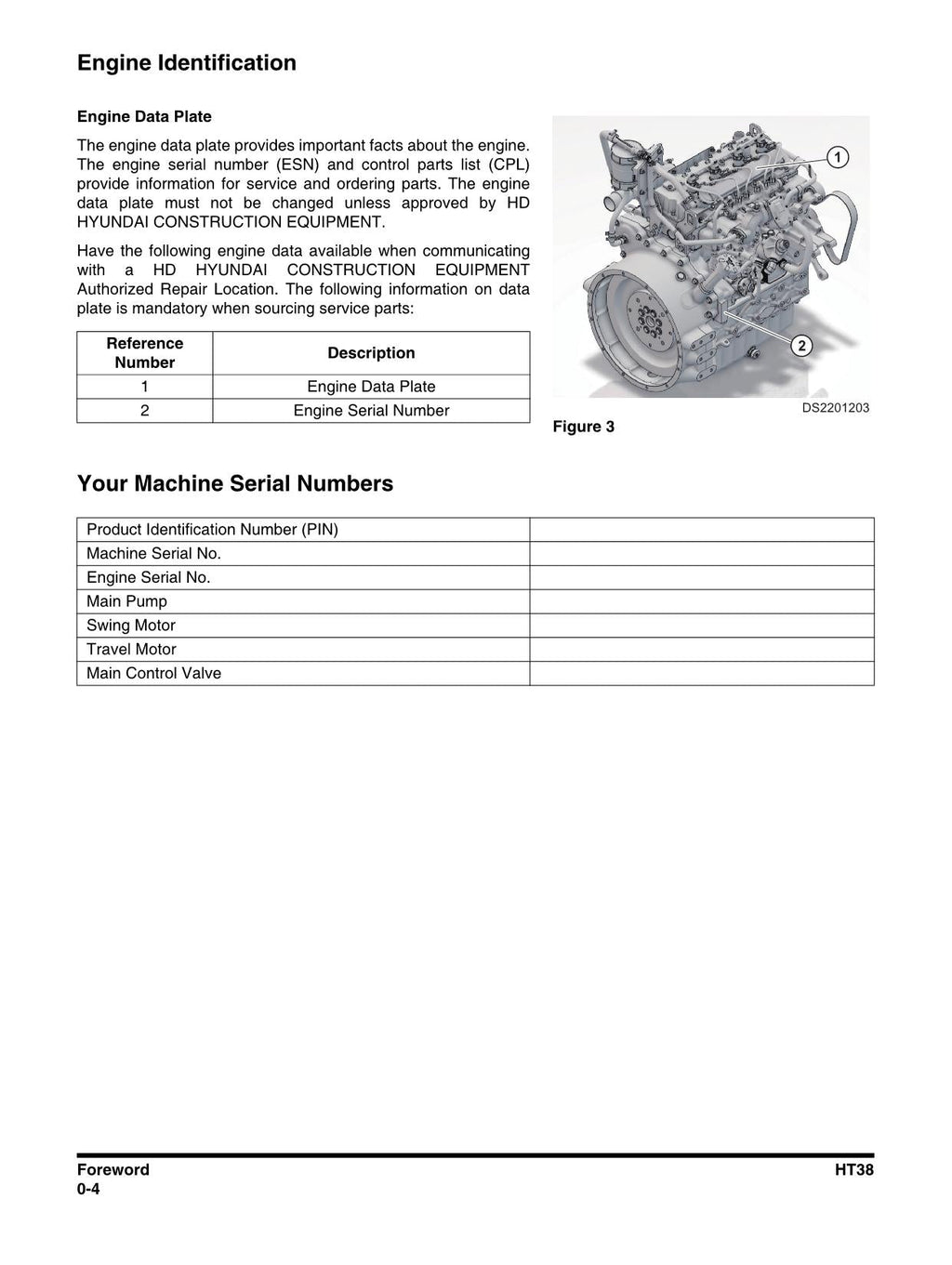 Hyundai HT38 SKID STEER LOADER Operators Maintenance Manual