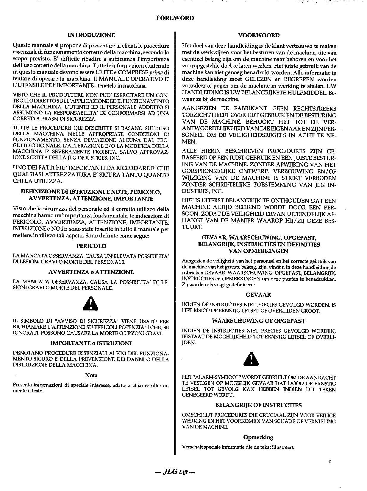 Manual del operador del elevador de tijera JLG 500RTS CM2546 CM2558 500RTS CM1432