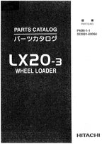 Hitachi LX20-3 Wheel Loader Parts Catalog Manual SN all