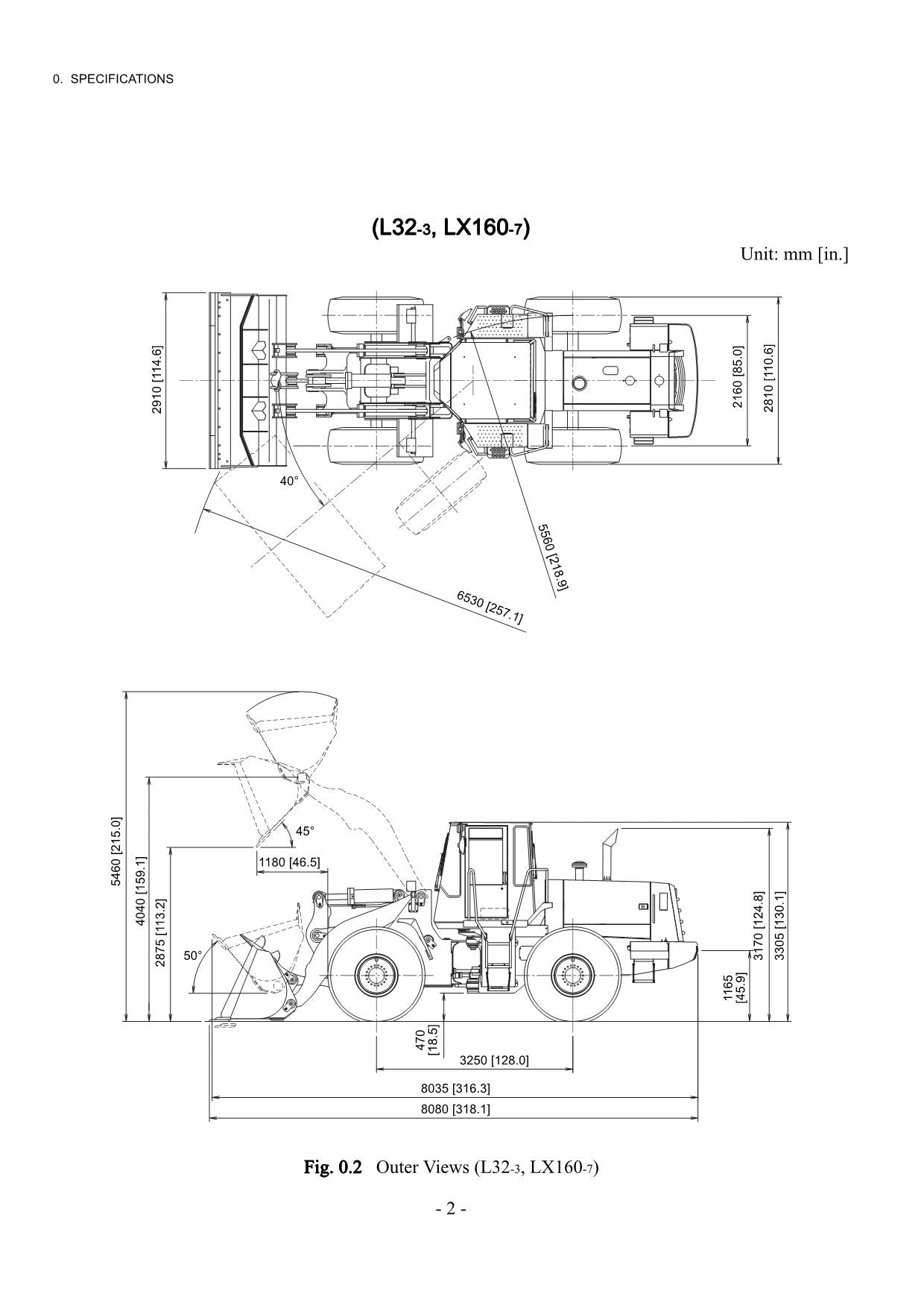 Hitachi LX130-7 LX160-7 LX190-7 LX230-7 Wheel Loader Technical Manual