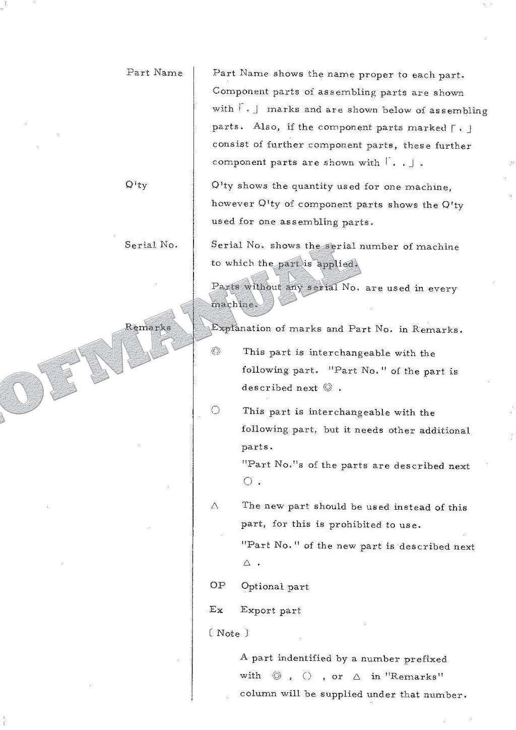 HITACHI UH052 Excavator Parts Catalog Manual
