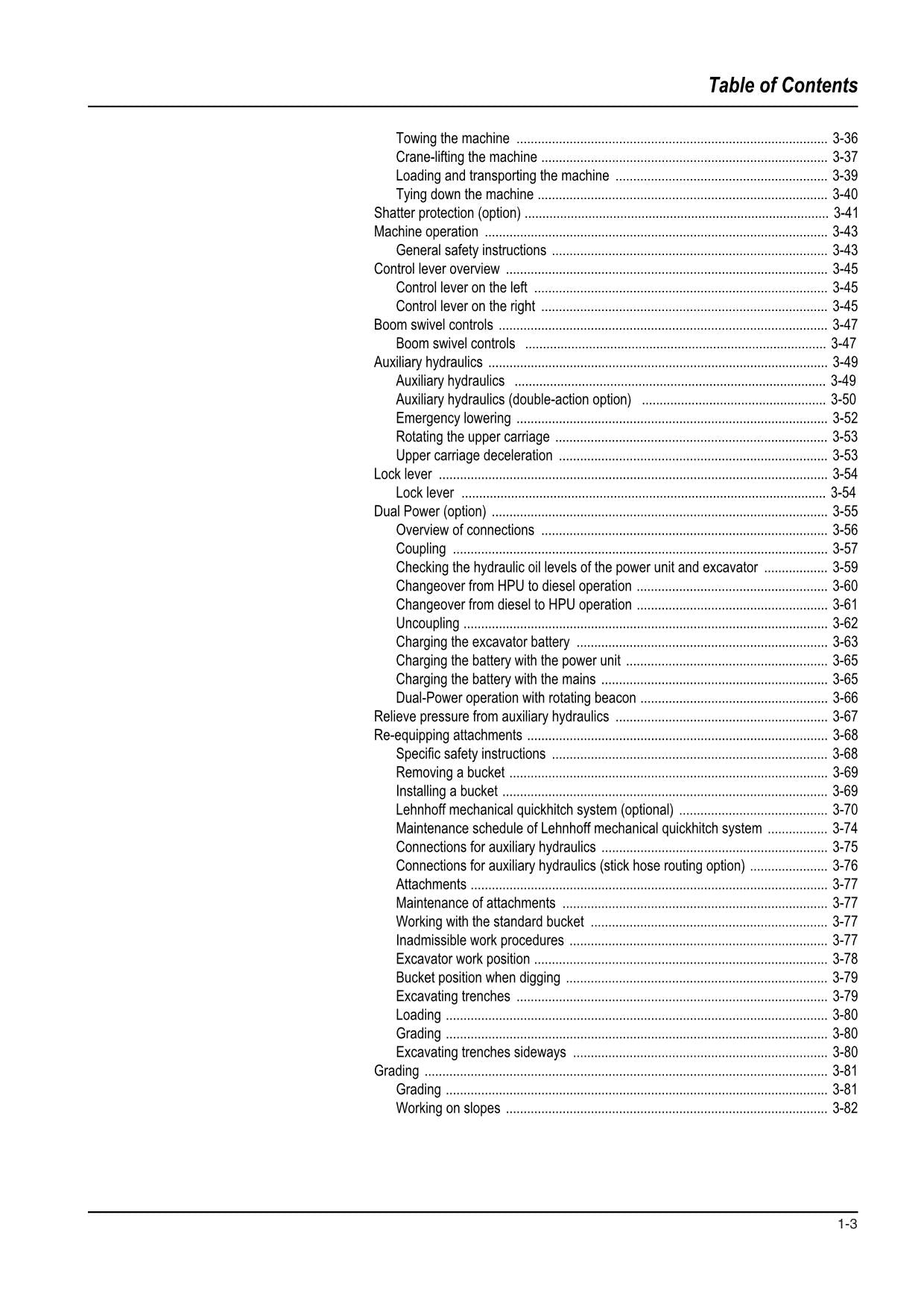 Hyundai HX10A CRAWLER EXCAVATOR Operators Maintenance Manual