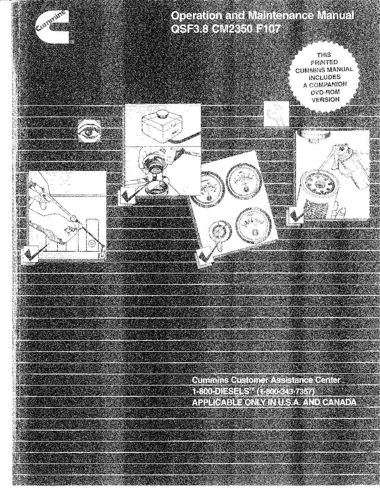 Manual de operación y mantenimiento del motor Hyundai CUMMINS QSF3.8