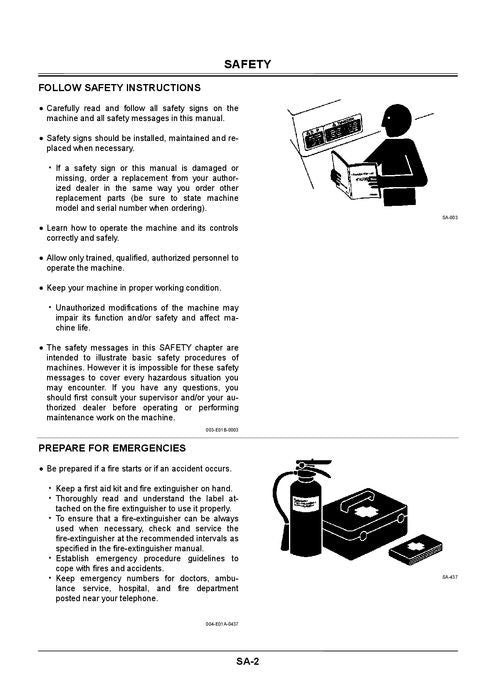HITACHI EX60 EX60-2 EX60-3 EX60-5 ZAXIS60 EXCAVATOR SERVICE MANUAL