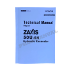 HITACHI ZAXIS 50U-5N EXCAVATOR REPAIR SERVICE MANUAL