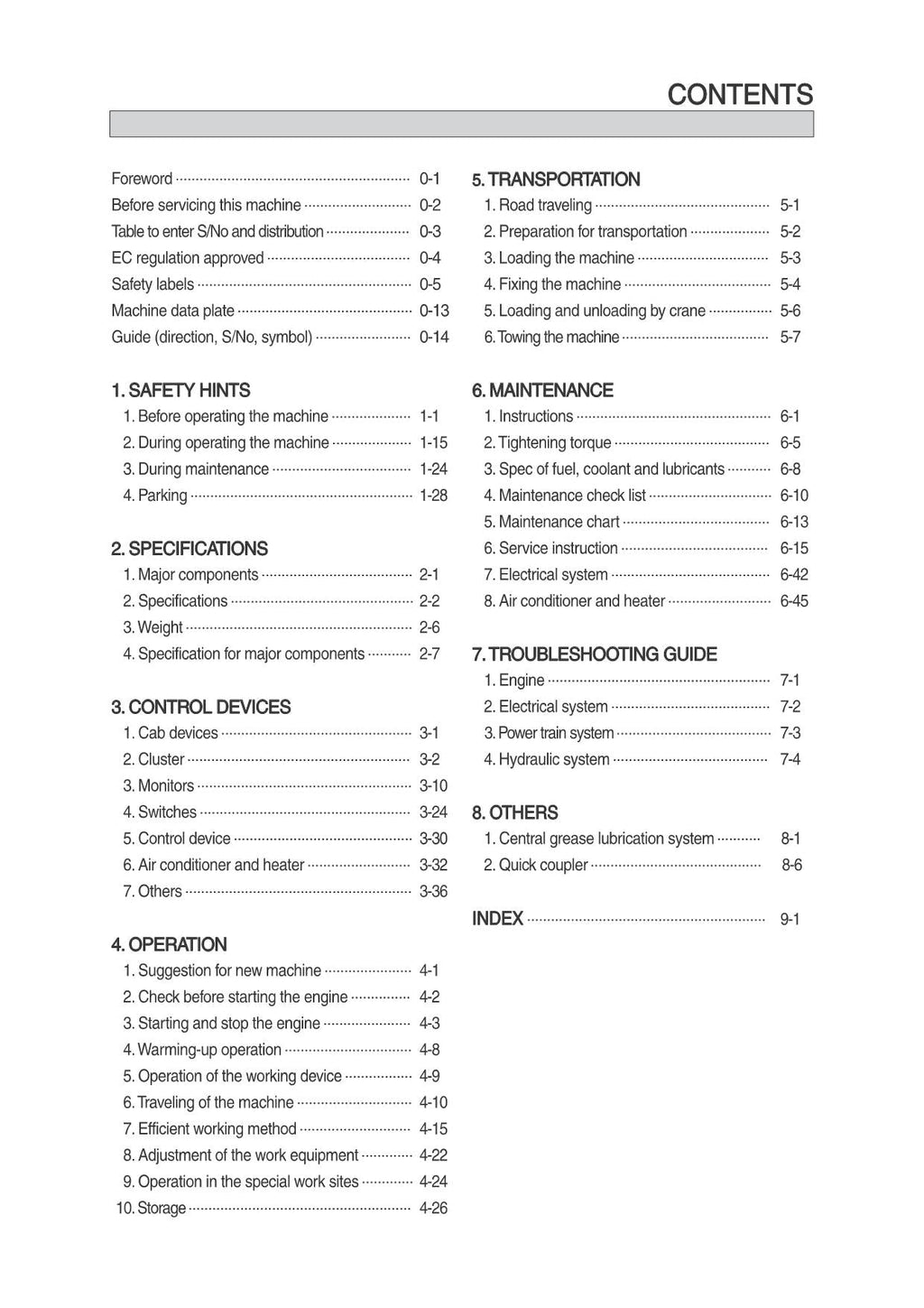 Hyundai HL740-9S WHEEL LOADER Operators Maintenance Manual