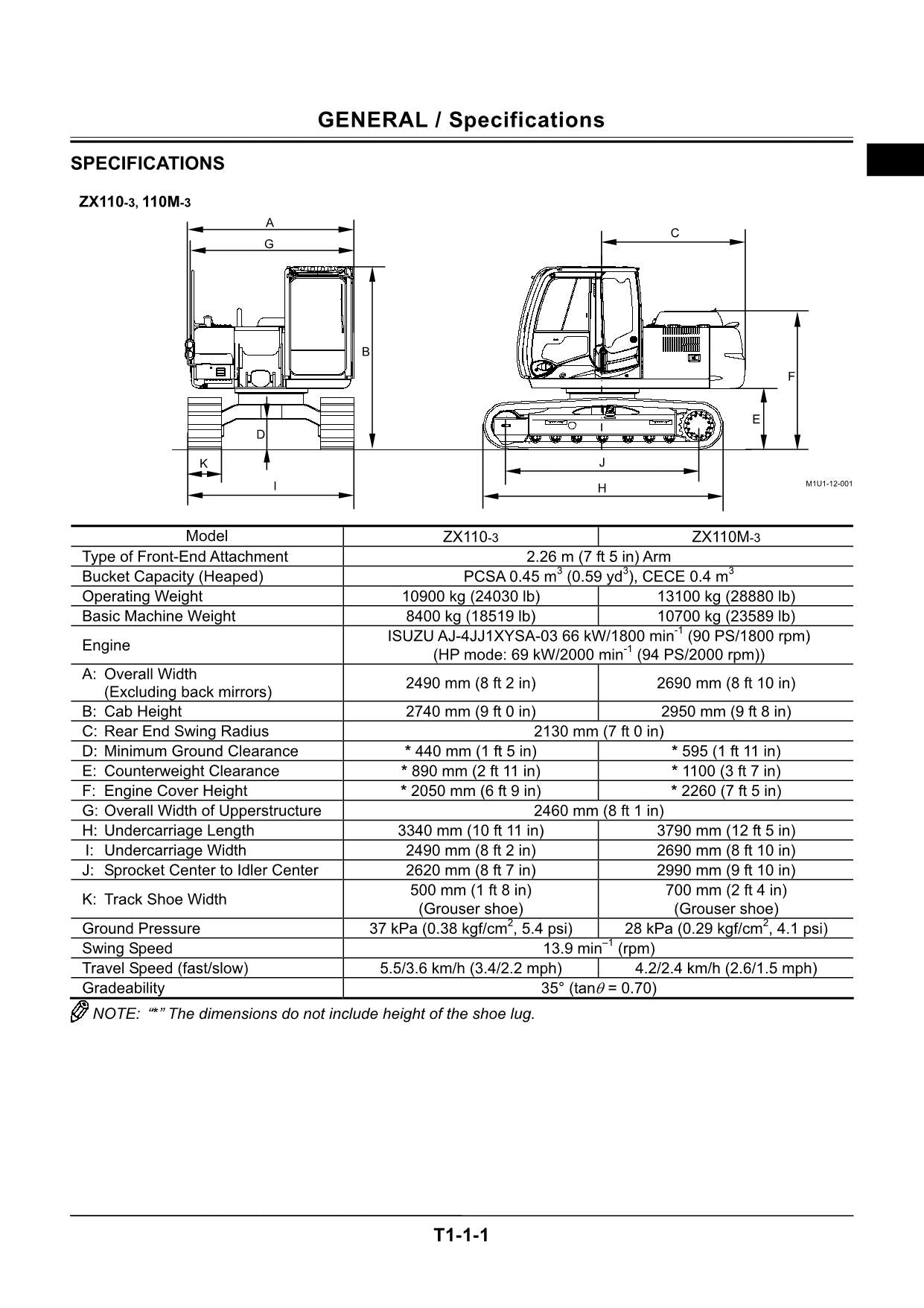 HITACHI ZX135US-3Class Excavator Operational Principle Technical Manual