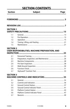 Manual del operador de mantenimiento y operación de la plataforma elevadora JLG H340AJ 31222484