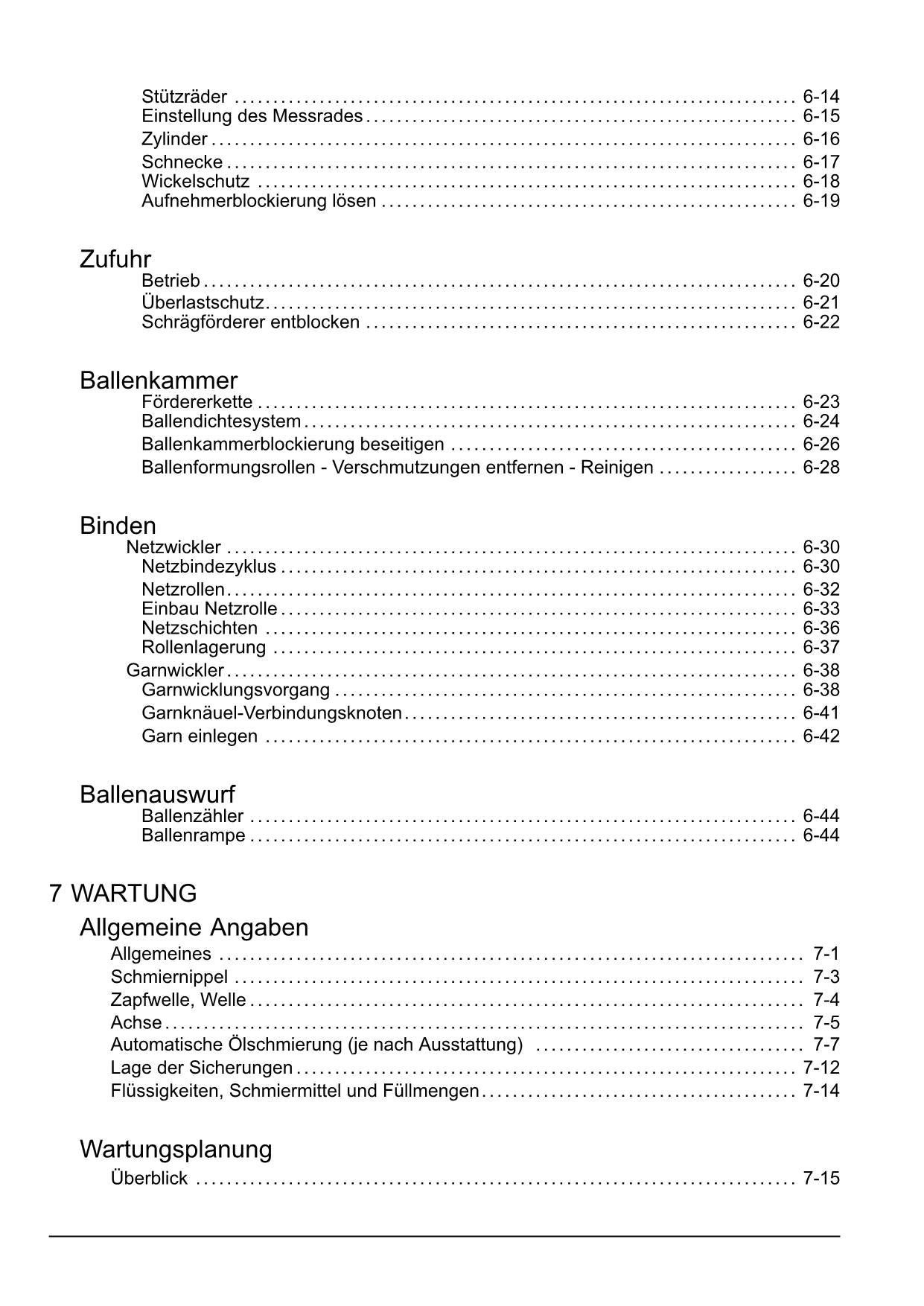 New Holland Roll Bar 120 150 Utility Rundballenpresse Betriebsanleitung