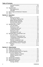 Manual del operador de mantenimiento y operación del manipulador telescópico JLG G6-42P