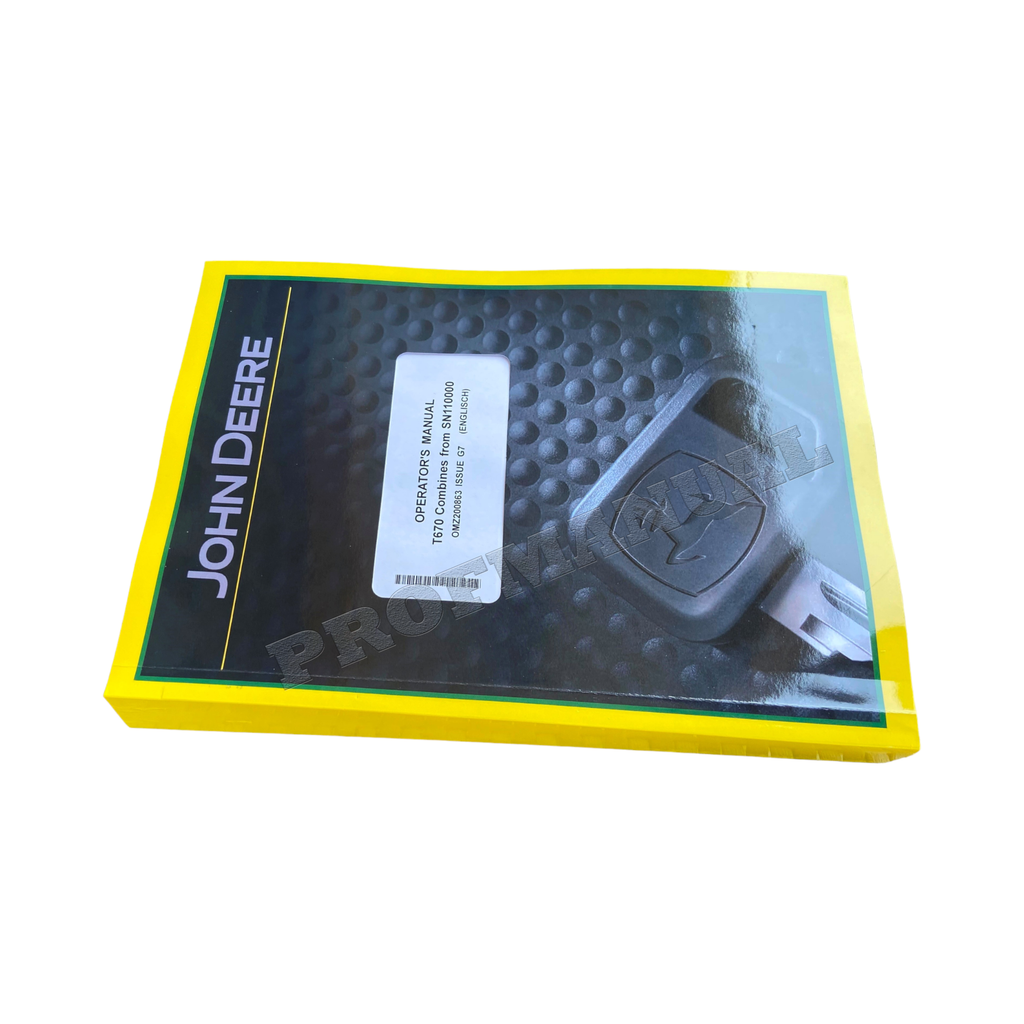 MANUAL DEL OPERADOR DE LA COSECHADORA JOHN DEERE T670 N.° 2