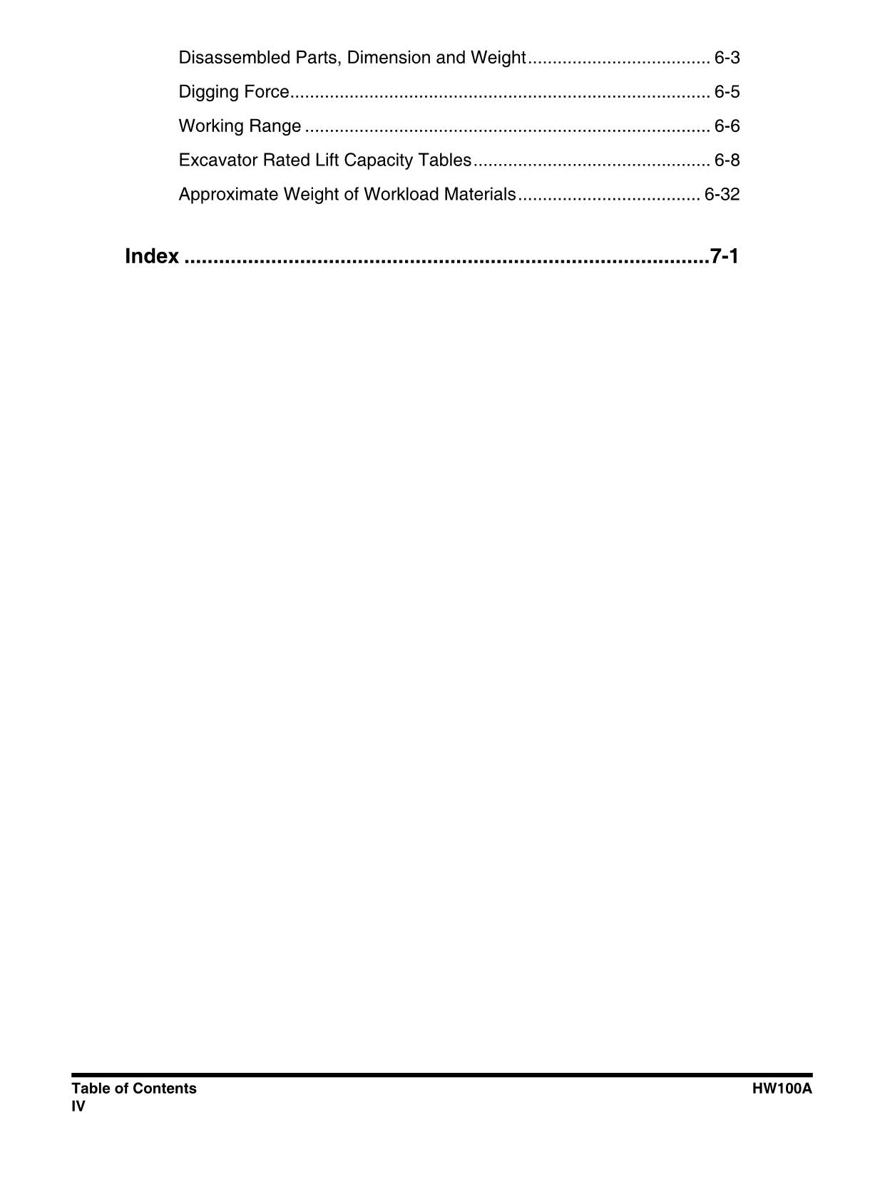 Hyundai HW100A WHEELED EXCAVATOR Operators Maintenance Manual