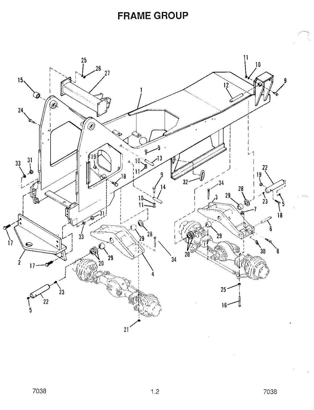 SKYTRAK 7038 Telehandler Parts Catalog Manual