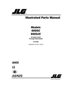 Manual del catálogo de piezas del elevador de pluma JLG 600SC 660SJC