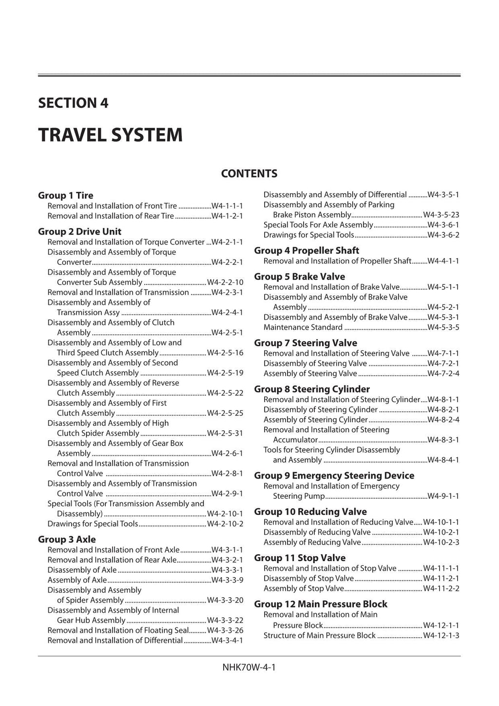 Hitachi ZW550-6 Wheel Loader Workshop Manual