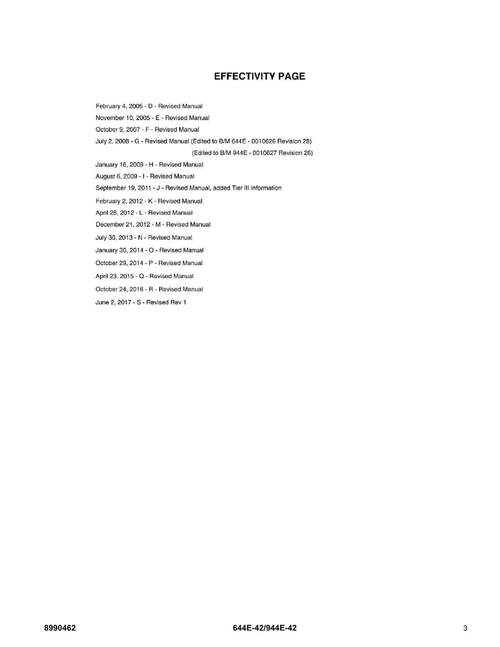 LULL 644E-42 944E-42 Telehandler Parts Catalog Manual