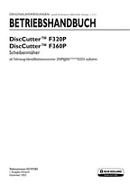 New Holland DiscCutter F320P F360P Betriebsanleitung 92197283