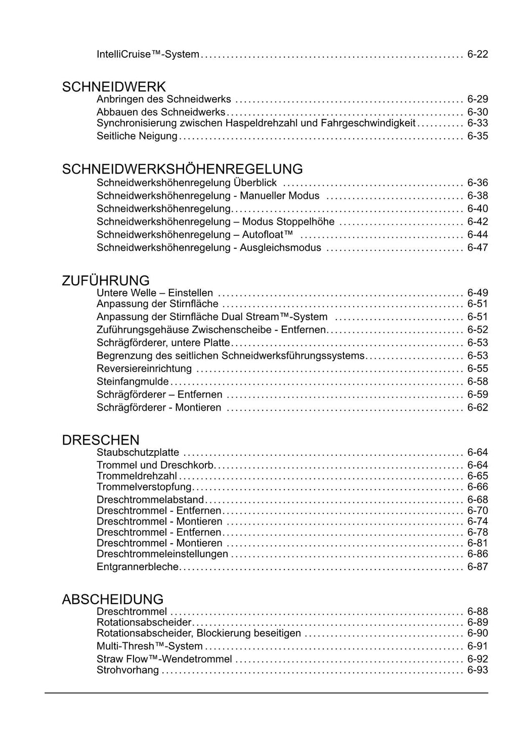 New Holland CX8 80 CX8 90 Mähdrescher Betriebsanleitung