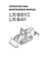 Liebherr LR631 C LR641 CRAWLER LOADER Operators manual