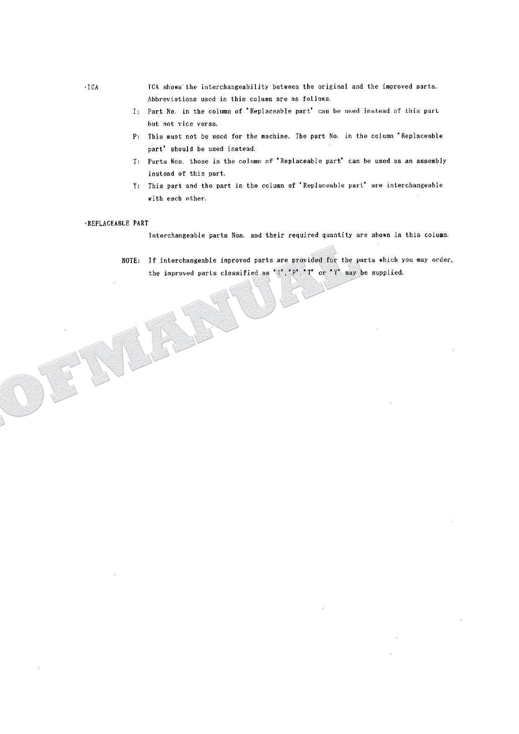HITACHI EX120-3 Excavator Parts Catalog Manual SN 40001-