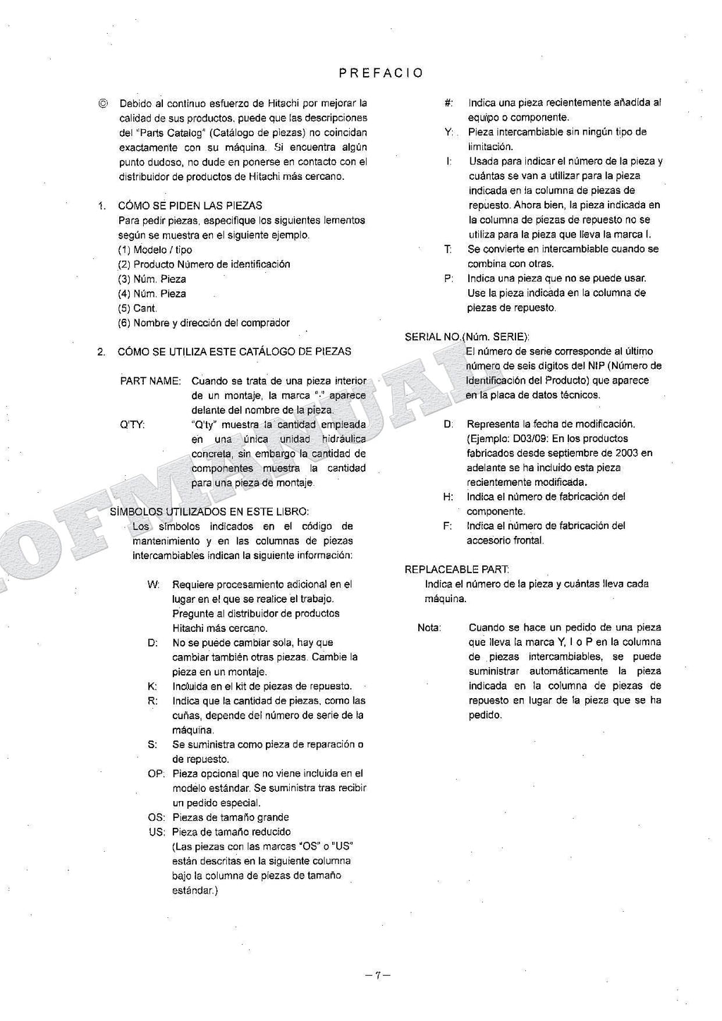 Manual del catálogo de piezas de la excavadora HITACHI ZX70 70LC 80 80LCK 80SB 80SBLC Equip Comp