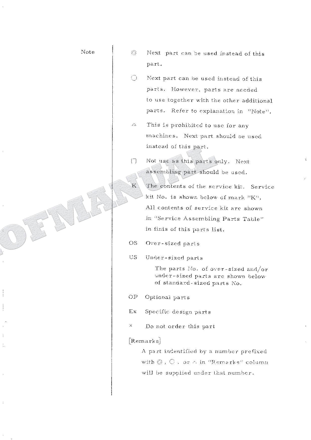 HITACHI WH03 Excavator Parts Catalog Manual