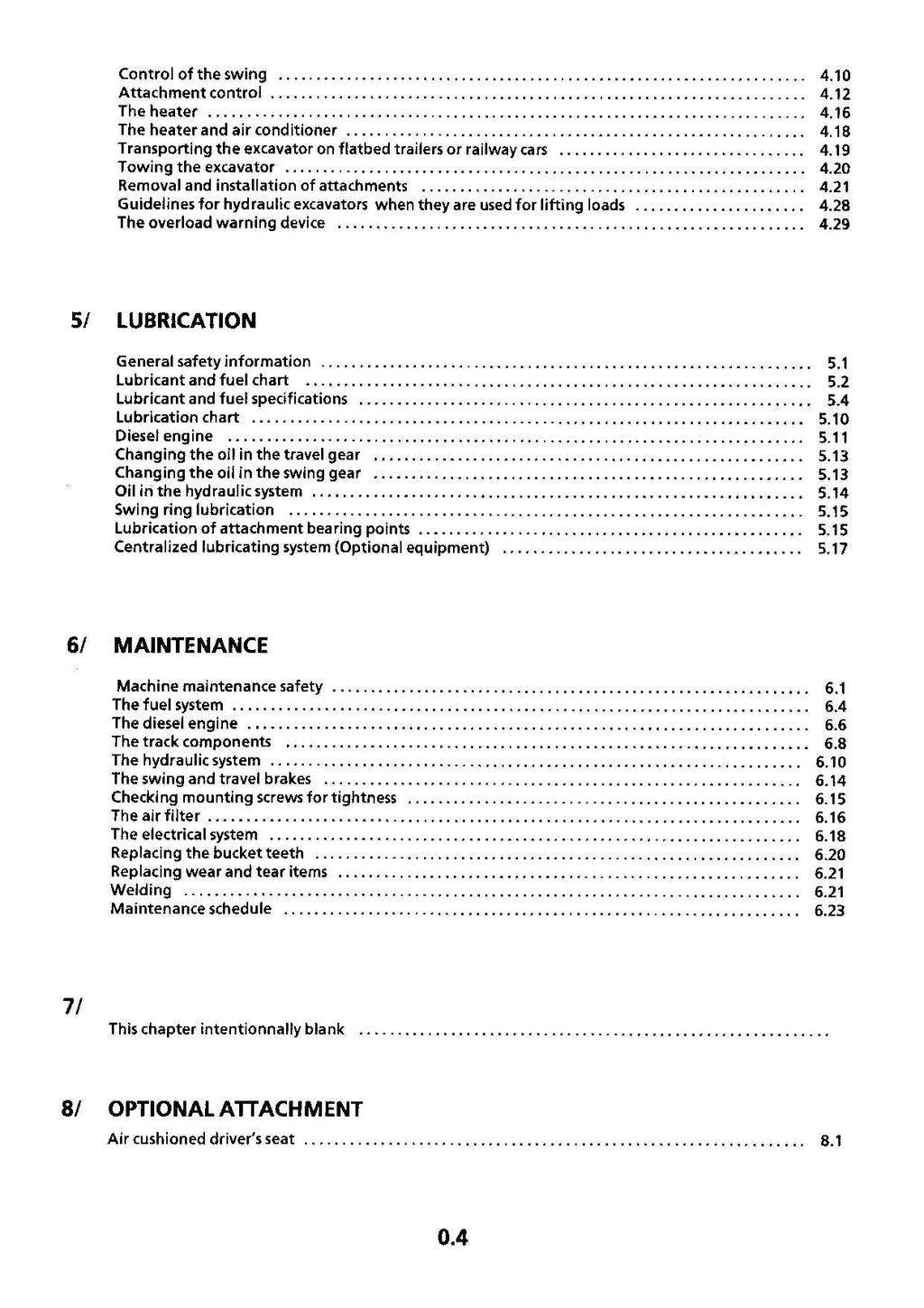 Liebherr R922 Litronic Excavator Operators manual serial 101