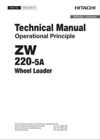 Hitachi ZW220-5A Wheel Loader Technical Manual Operational Principle