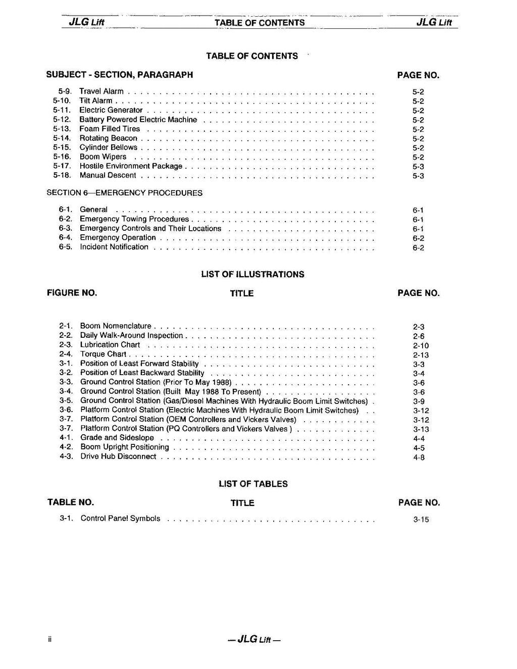 Manual del operador de mantenimiento y operación de la plataforma elevadora JLG 45HA