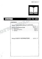 HITACHI EX200 Hudraulic Excavator Service Manual