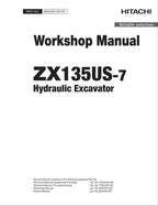 HITACHI ZAXIS ZX135US-7 Excavator Oceanian market Workshop Service Manual
